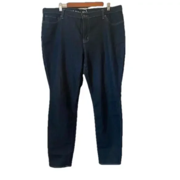 Dress Barn NWOT W62 Modern Fit Skinny Dark Wash Stretch Denim Jeans - Picture 1 of 8